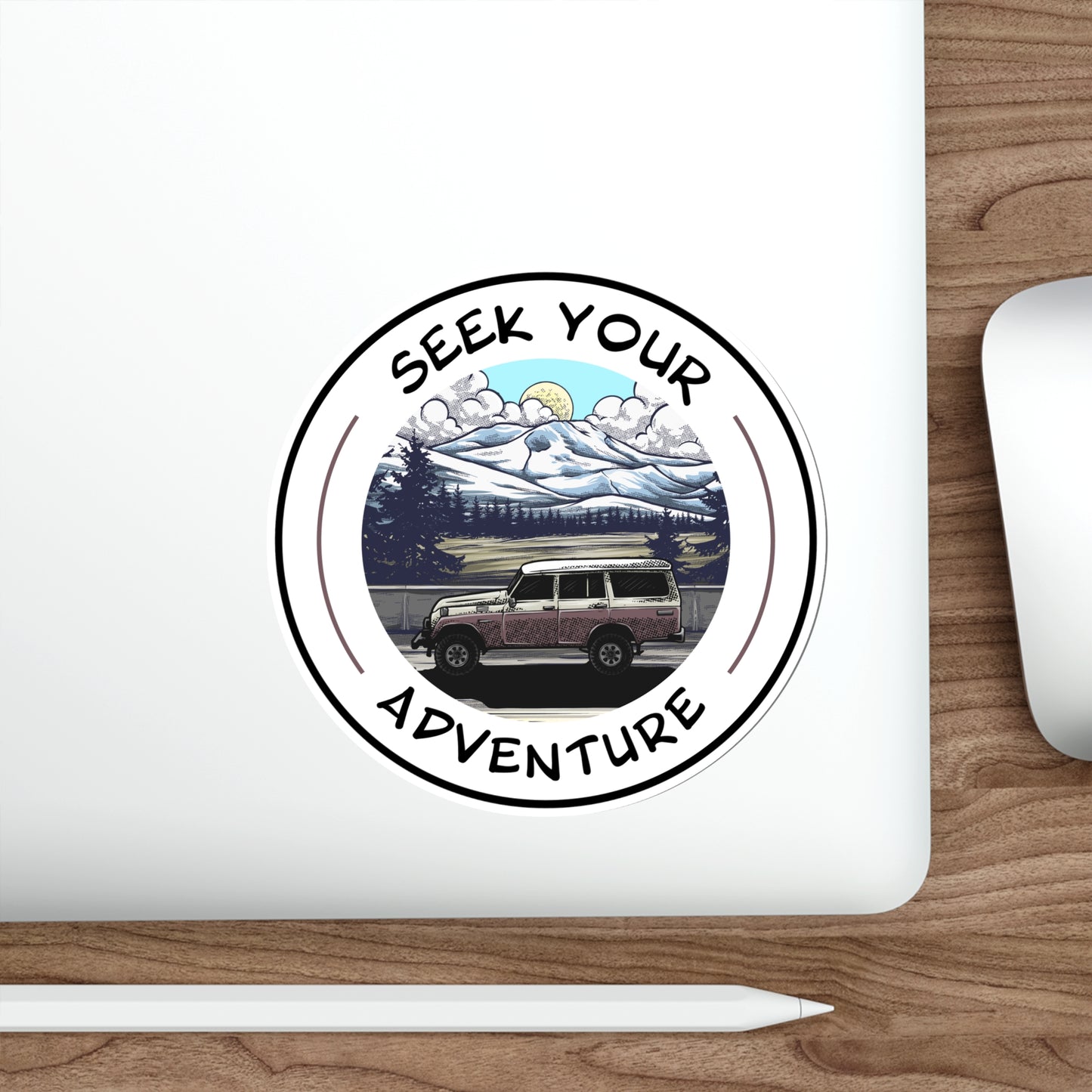 Seek Your Adventure Die-Cut Sticker