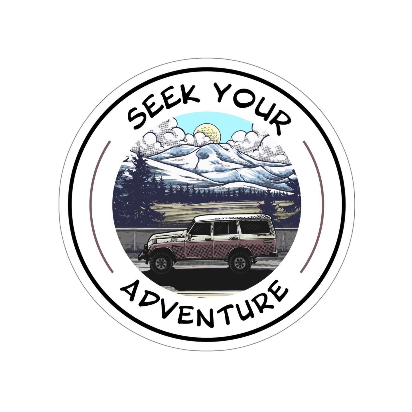 Seek Your Adventure Vinyl Sticker