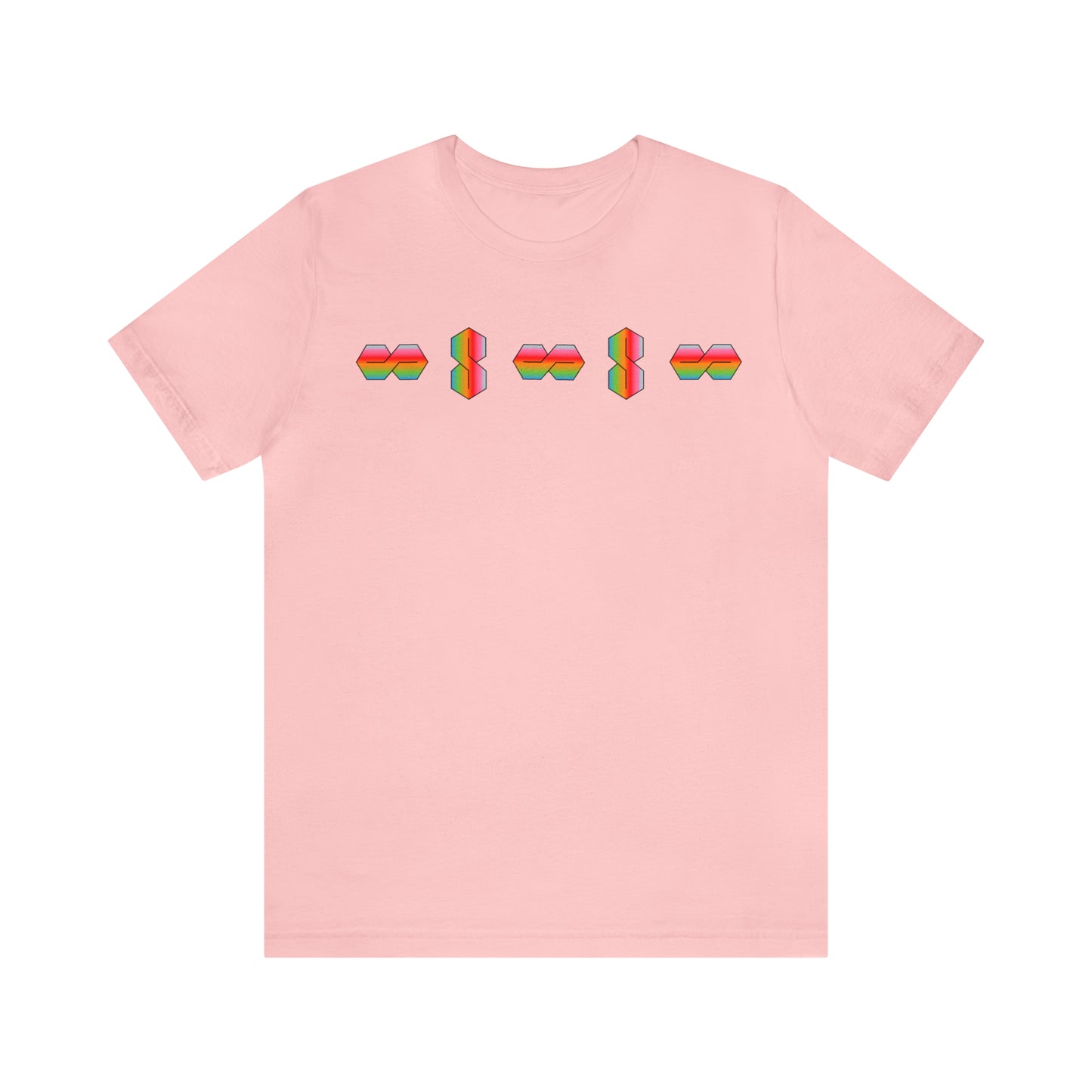 RAINBOW "S" Unisex Jersey Short Sleeve Tee