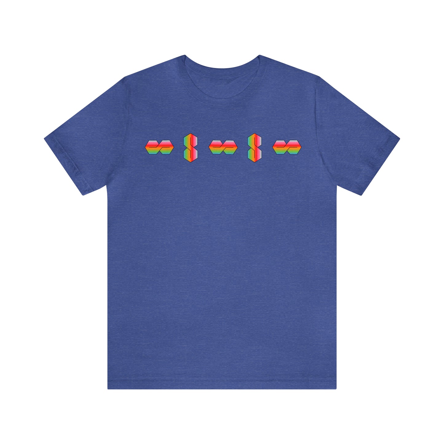 RAINBOW "S" Unisex Jersey Short Sleeve Tee